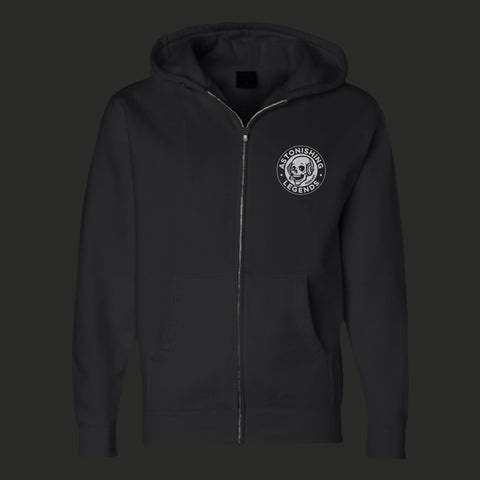 Zip Up Logo Sweatshirt